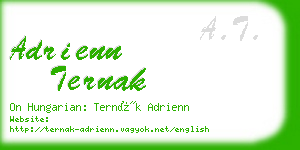 adrienn ternak business card